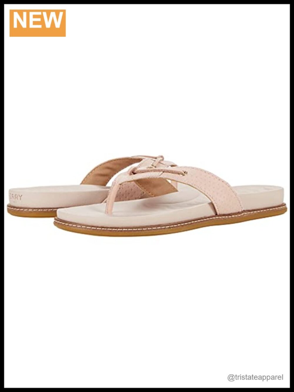 Sperry Waveside Plushwave Leather Thong Flip-Flop Sandal